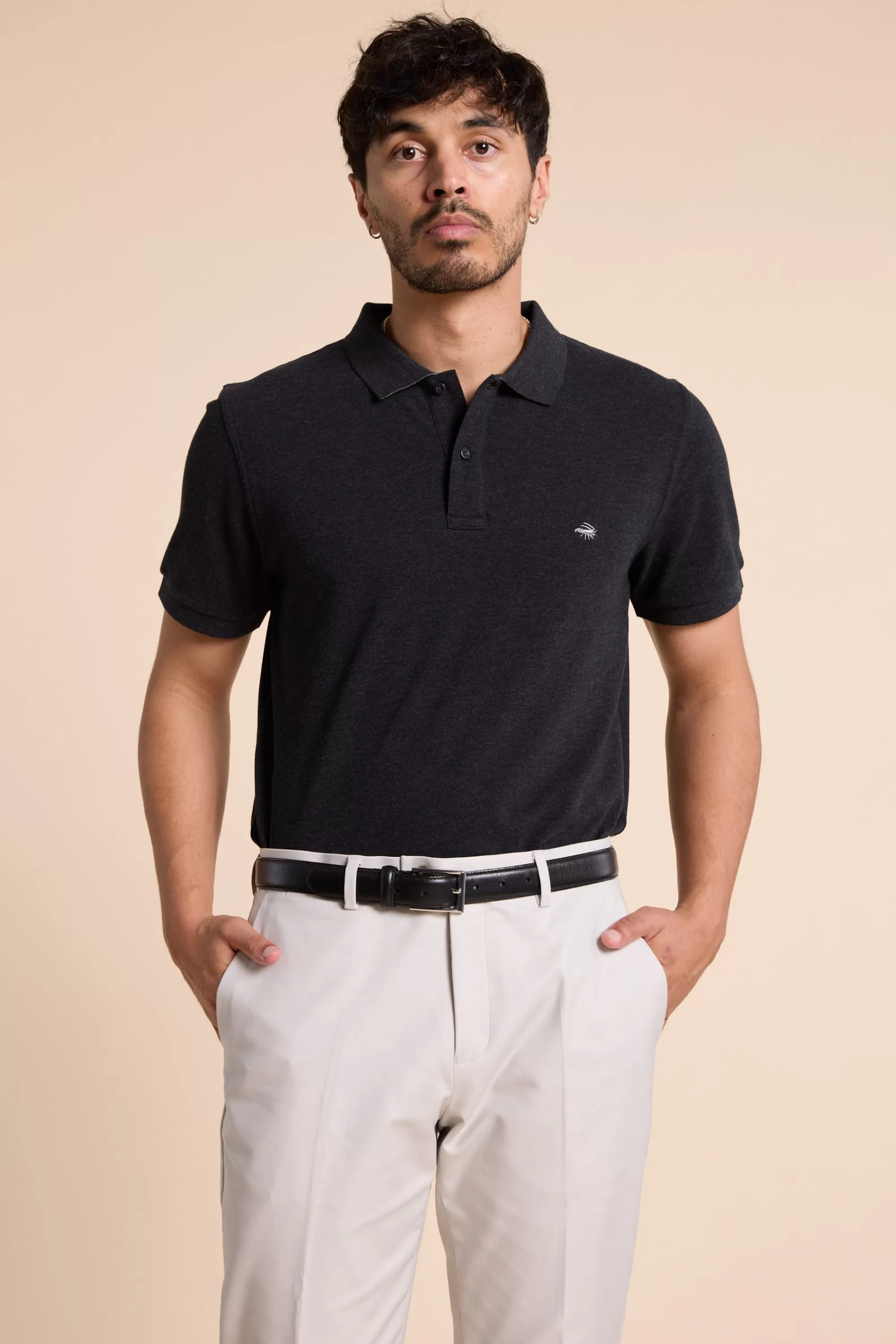 Barkers Polos | Polo Shirts^Regent Pique Polo CHAR MARL