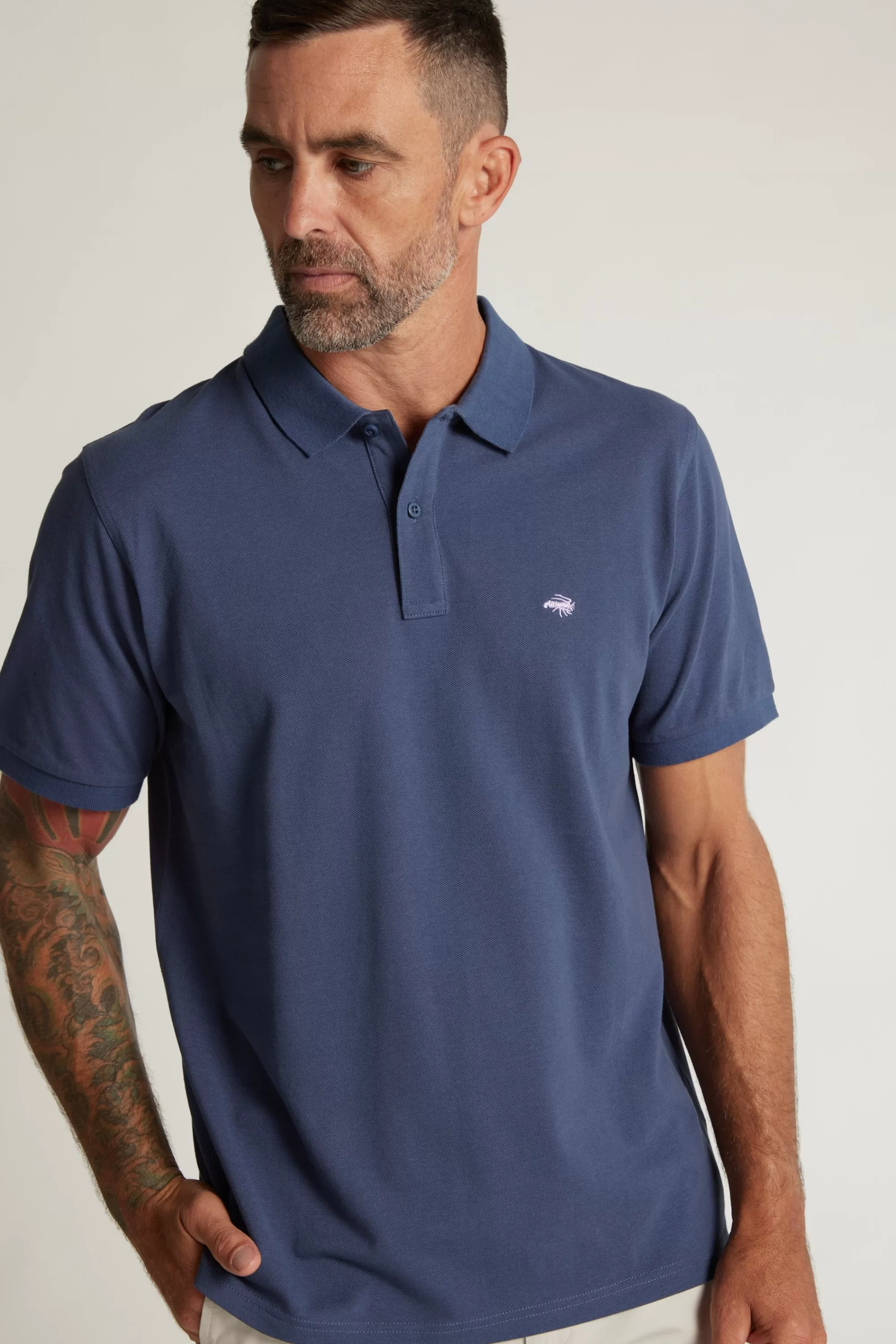 Barkers Polos | Polo Shirts^Regent Pique Polo Shirt MID BLUE