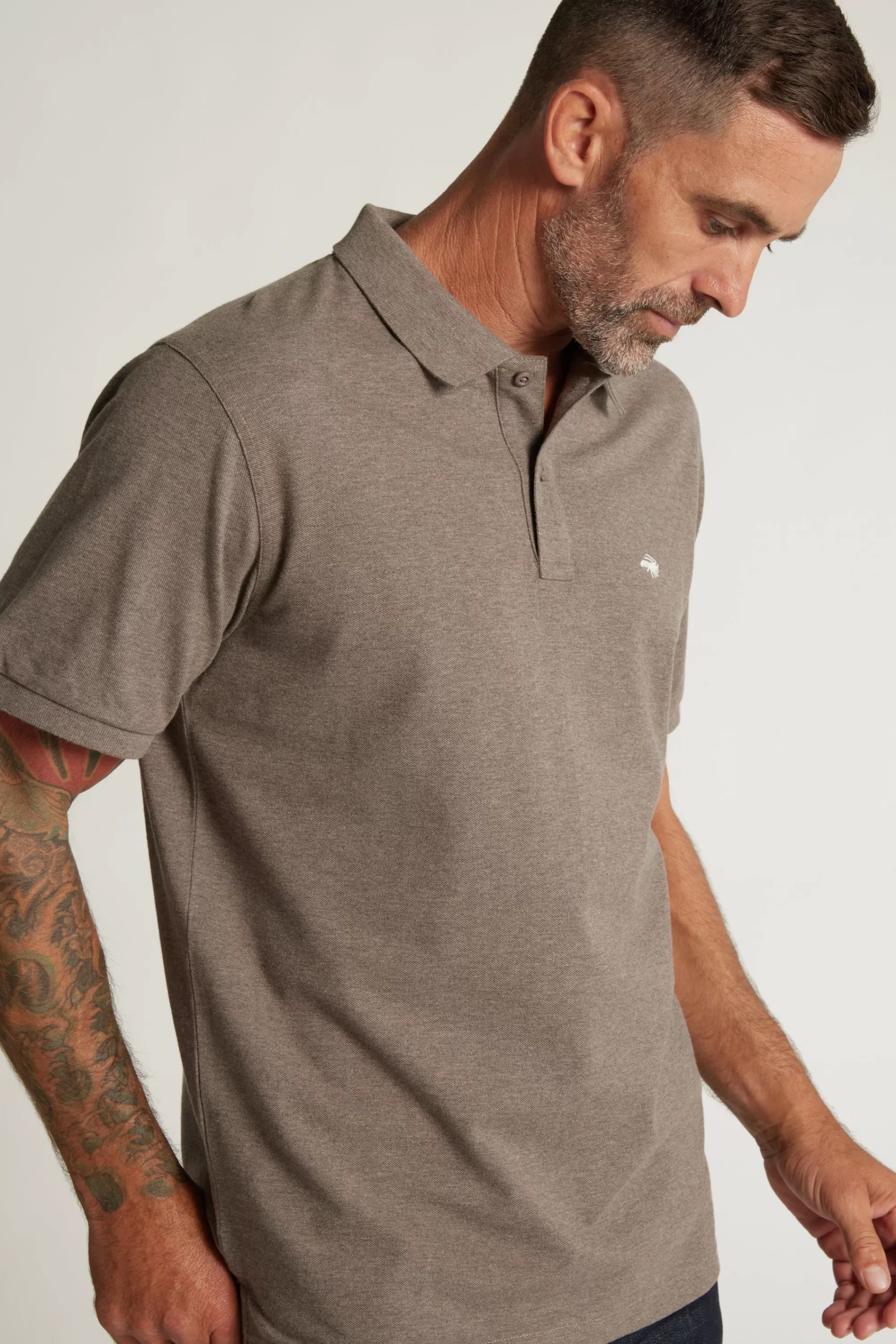 Barkers Polos | Polo Shirts^Regent Pique Polo Shirt WOOD MARL