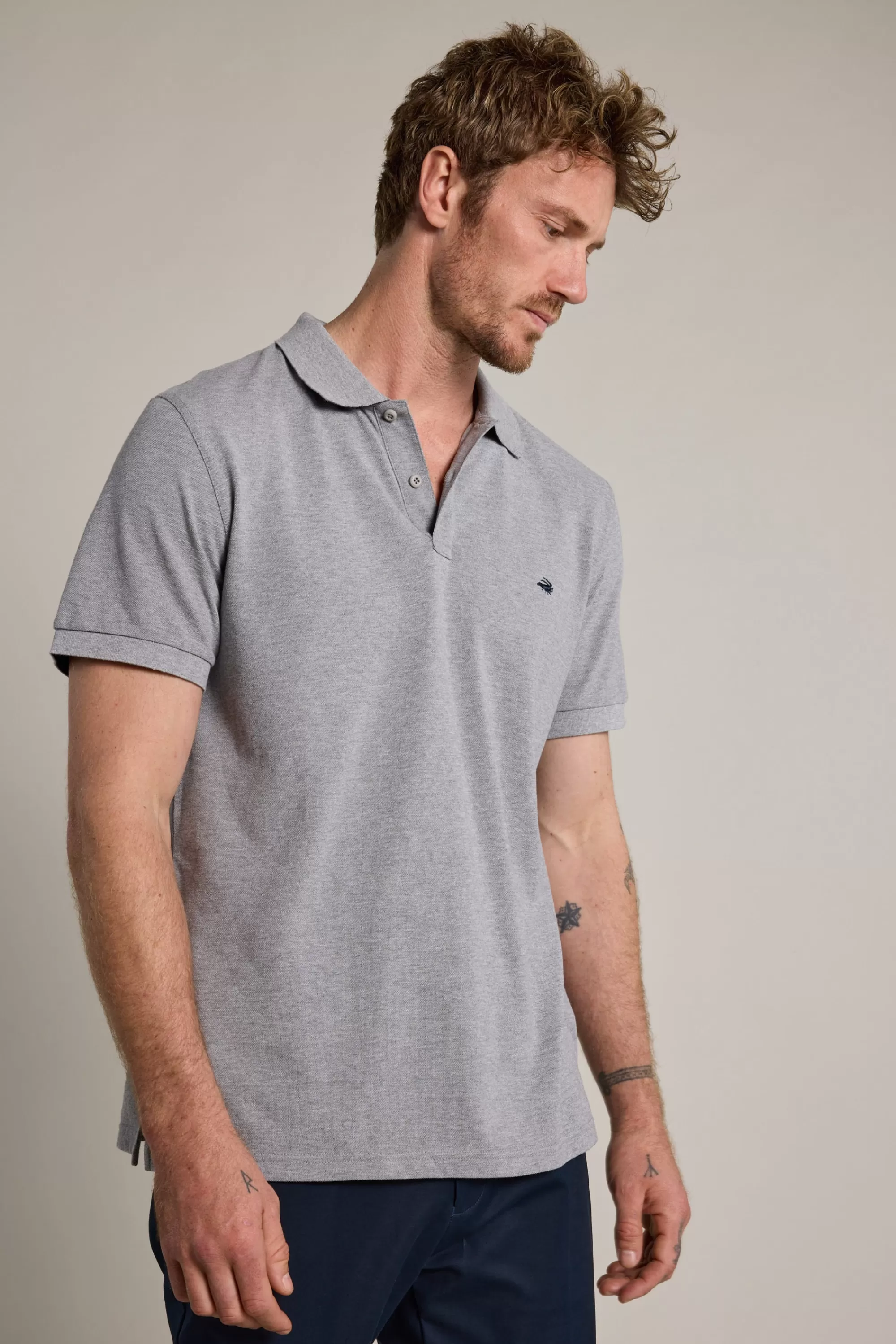 Barkers Polos | Polo Shirts^Regent Pique Polo Shirt GREY MARL