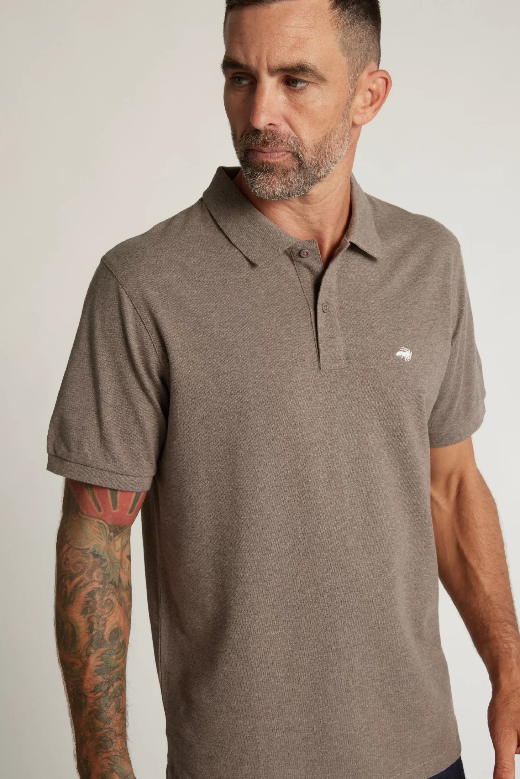 Barkers Polos | Polo Shirts^Regent Pique Polo Shirt WOOD MARL