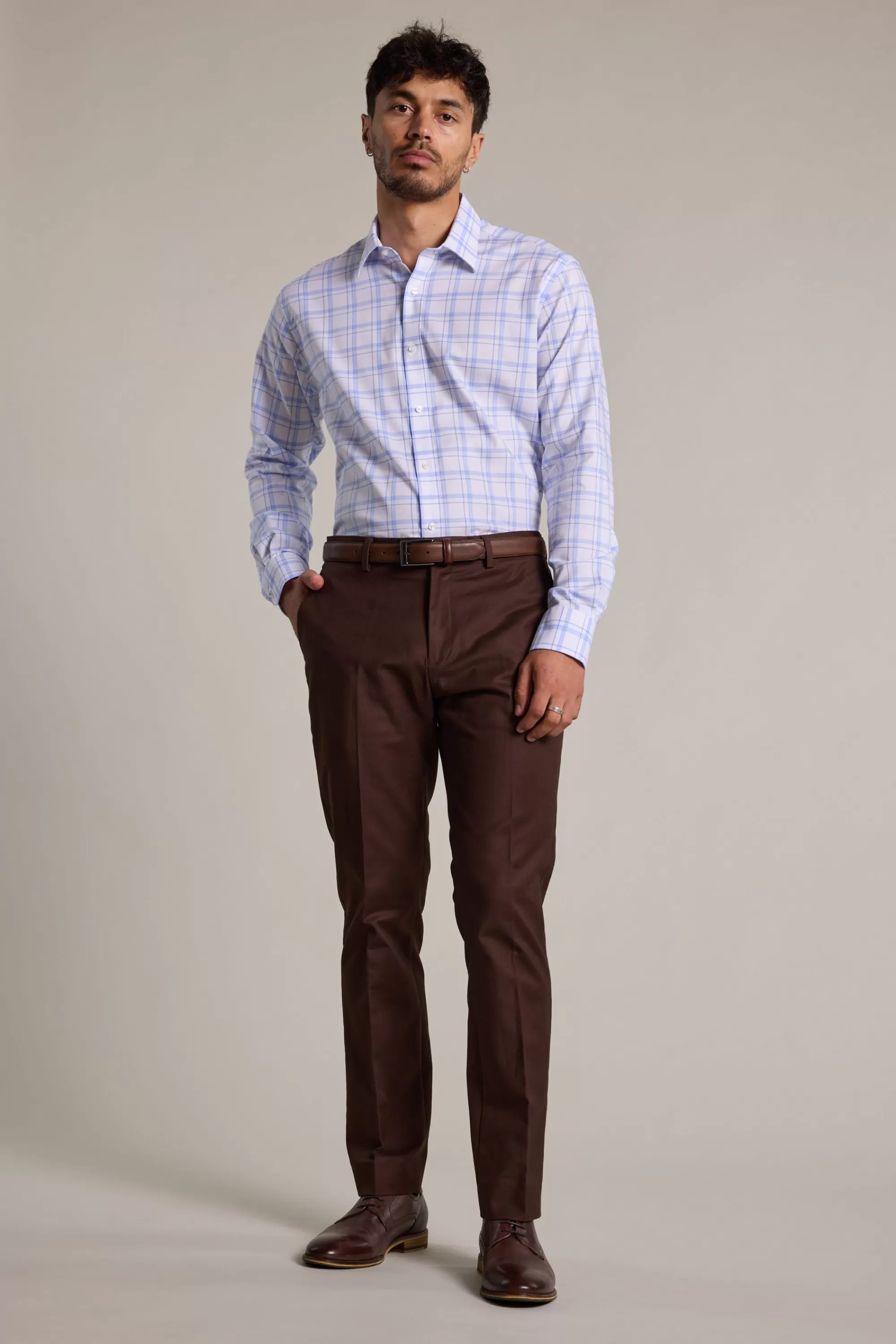 Barkers Eco Easy Care Shirts | Classic Fit Shirts^Rhine Check Business Shirt