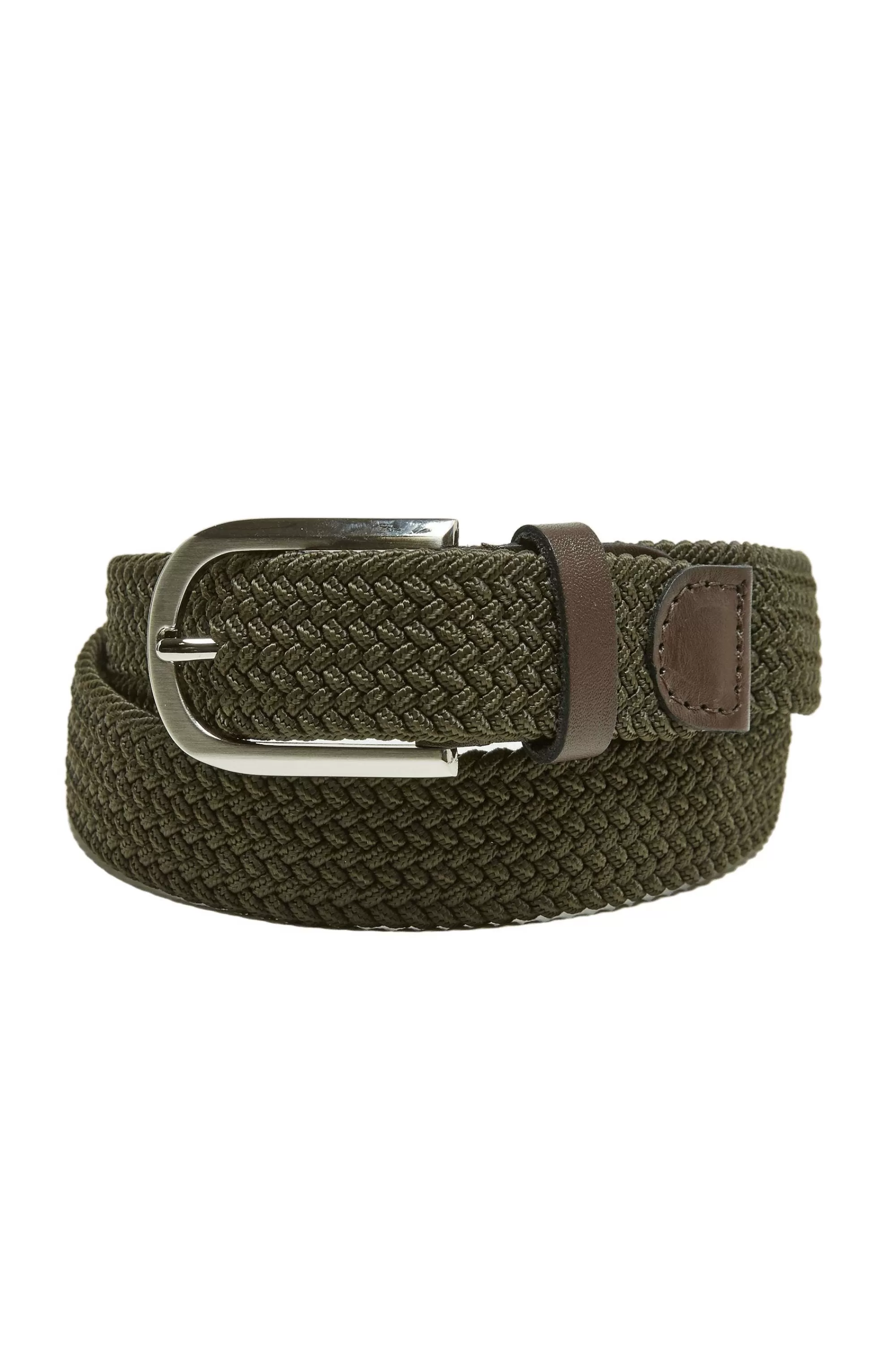 Barkers Belts^Riviera Braided Belt GREEN