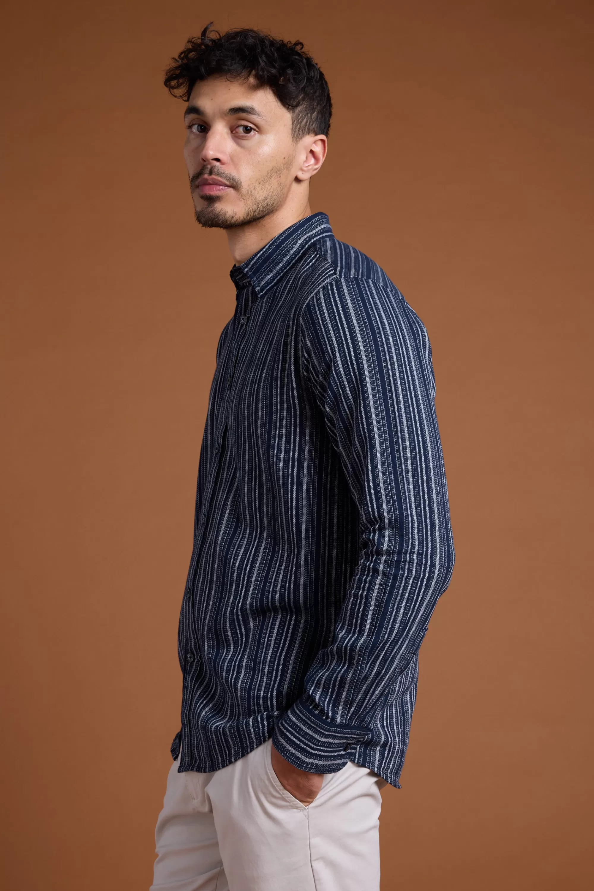 Barkers Tailored Fit Shirts | Tailored Fit Shirts^Scott Stripe Shirt