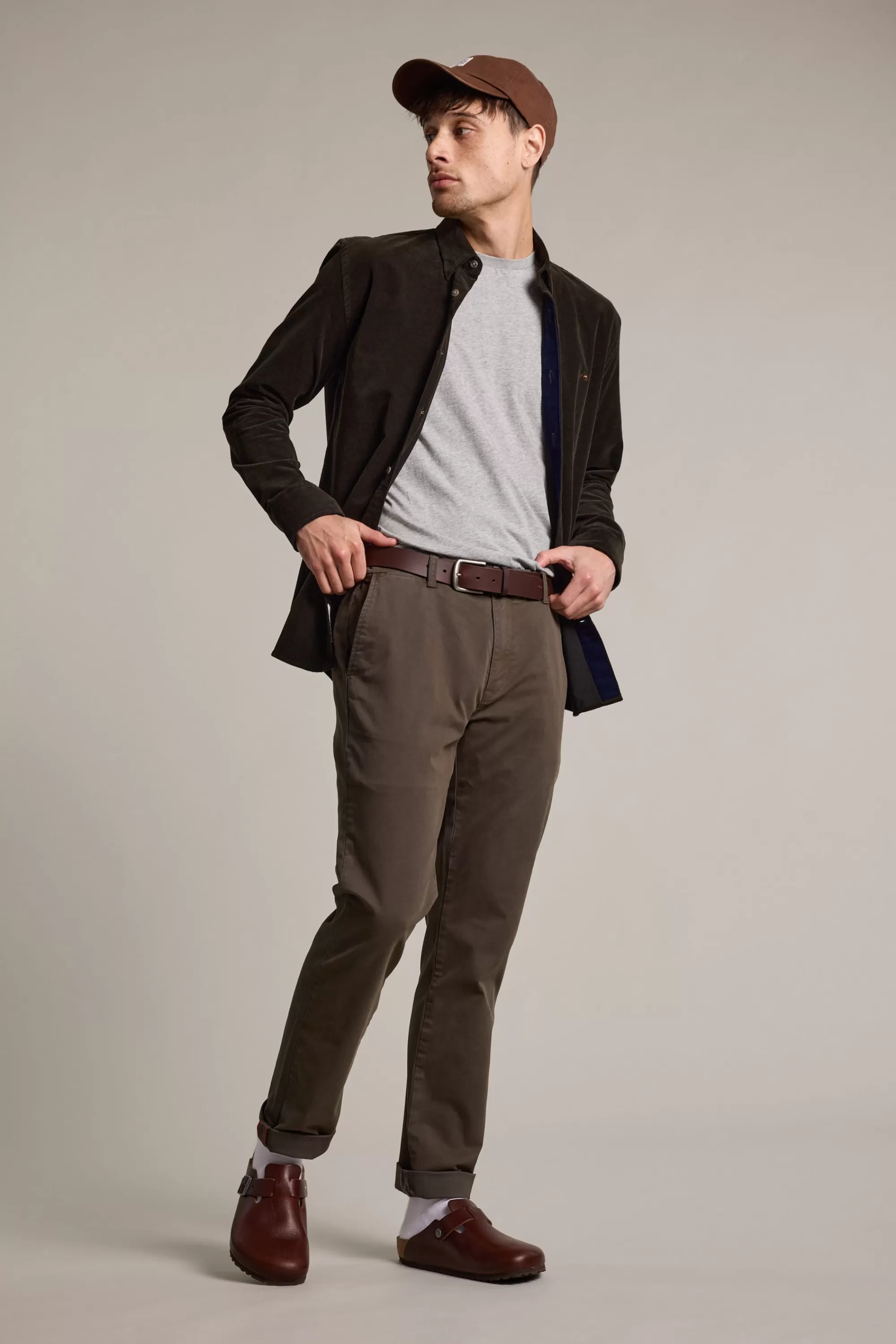 Barkers Tailored Fit Shirts | Tailored Fit Shirts^Sedwick Corduroy Shirt FOREST