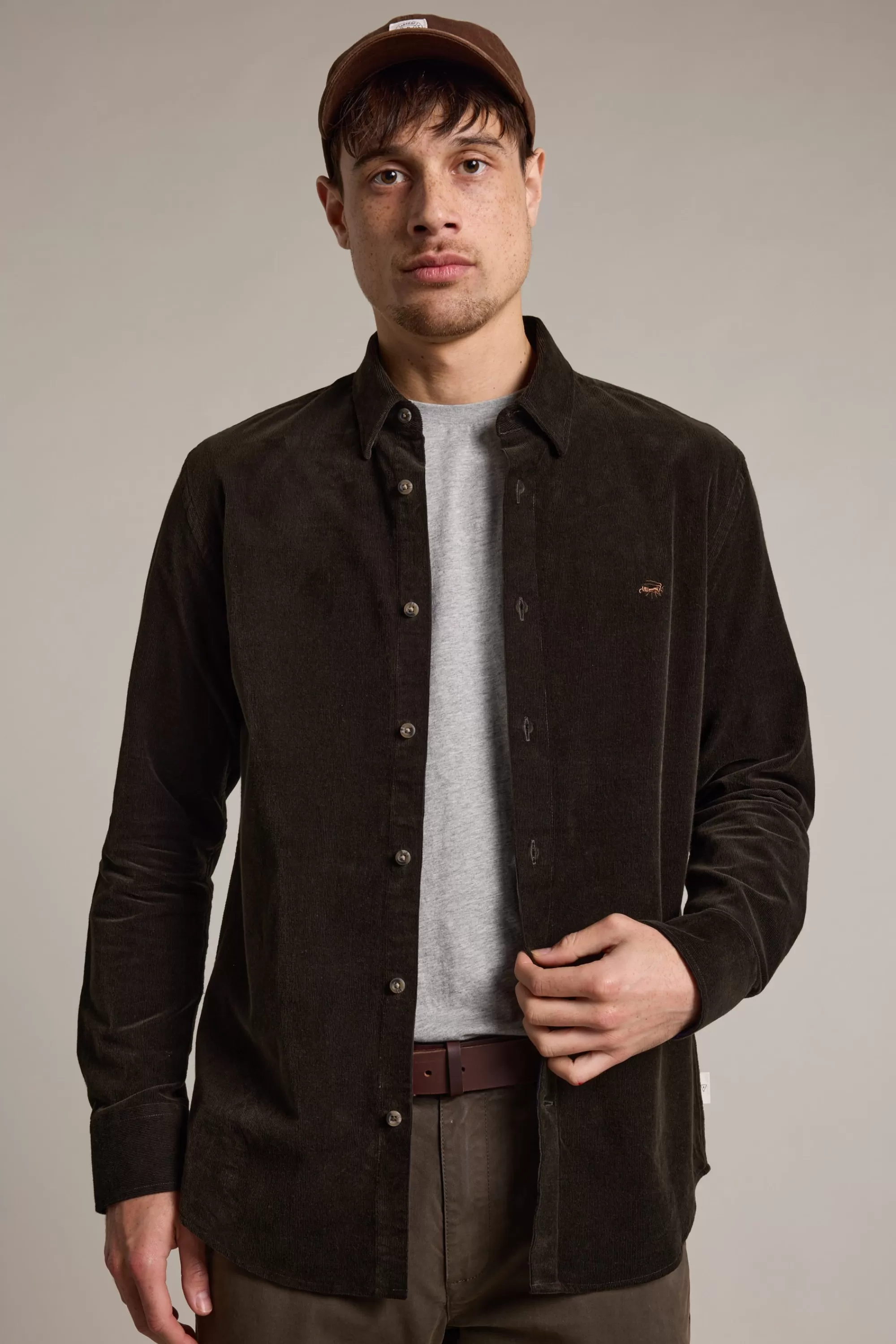 Barkers Tailored Fit Shirts | Tailored Fit Shirts^Sedwick Corduroy Shirt FOREST