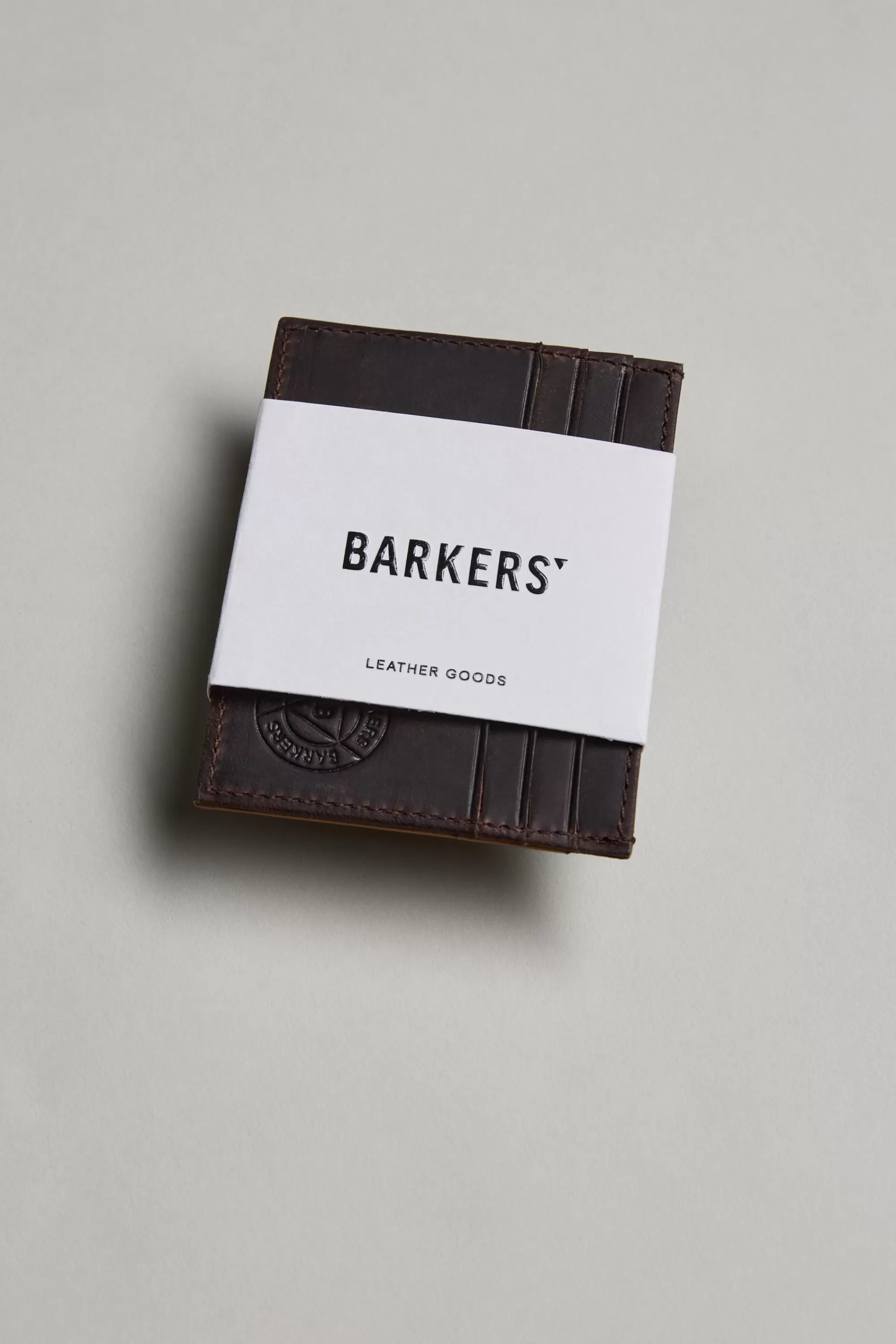 Barkers Leather Goods | Wallets^Taylor Leather Card Wallet WALNUT BROWN