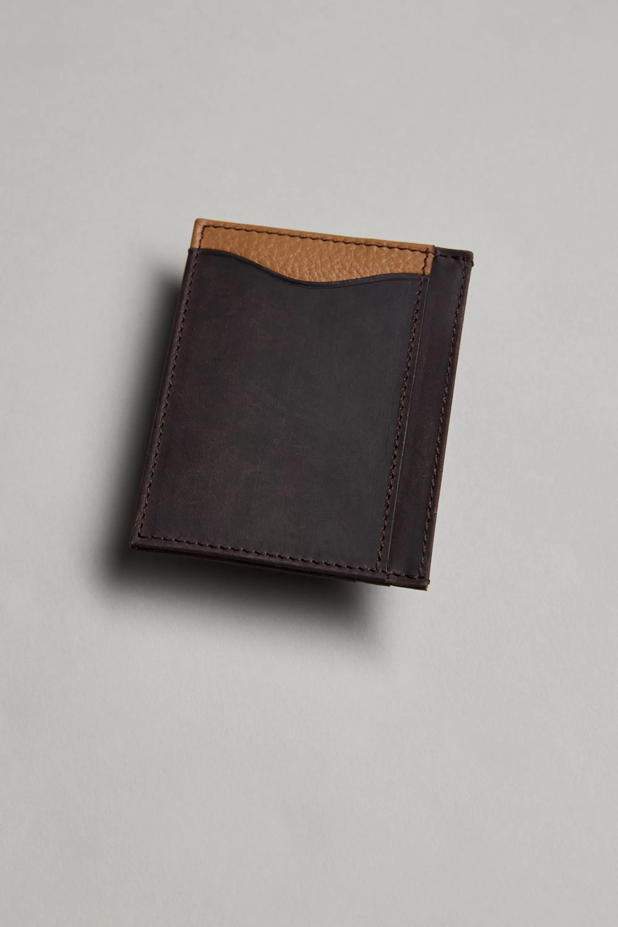 Barkers Leather Goods | Wallets^Taylor Leather Card Wallet WALNUT BROWN