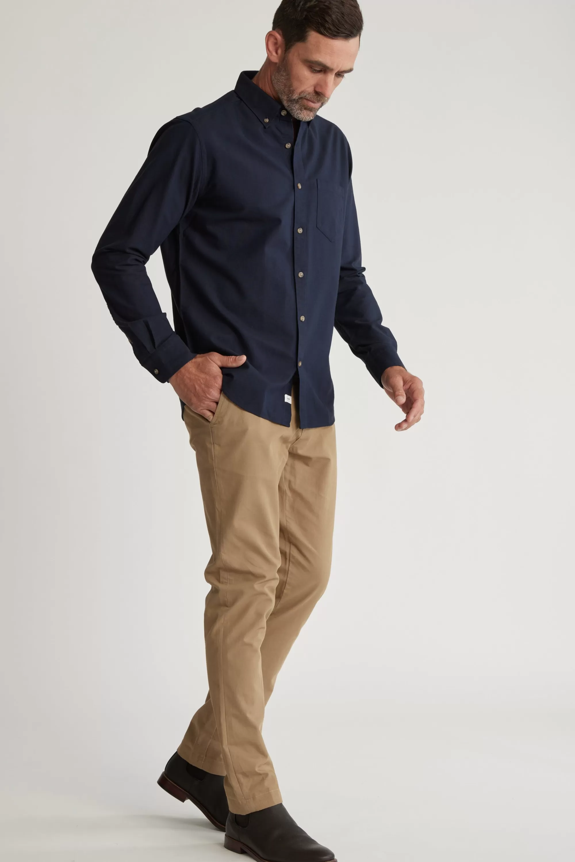 Barkers Classic Fit Shirts | Classic Fit Shirts^Thatcher Oxford Shirt Classic Fit DARK NAVY