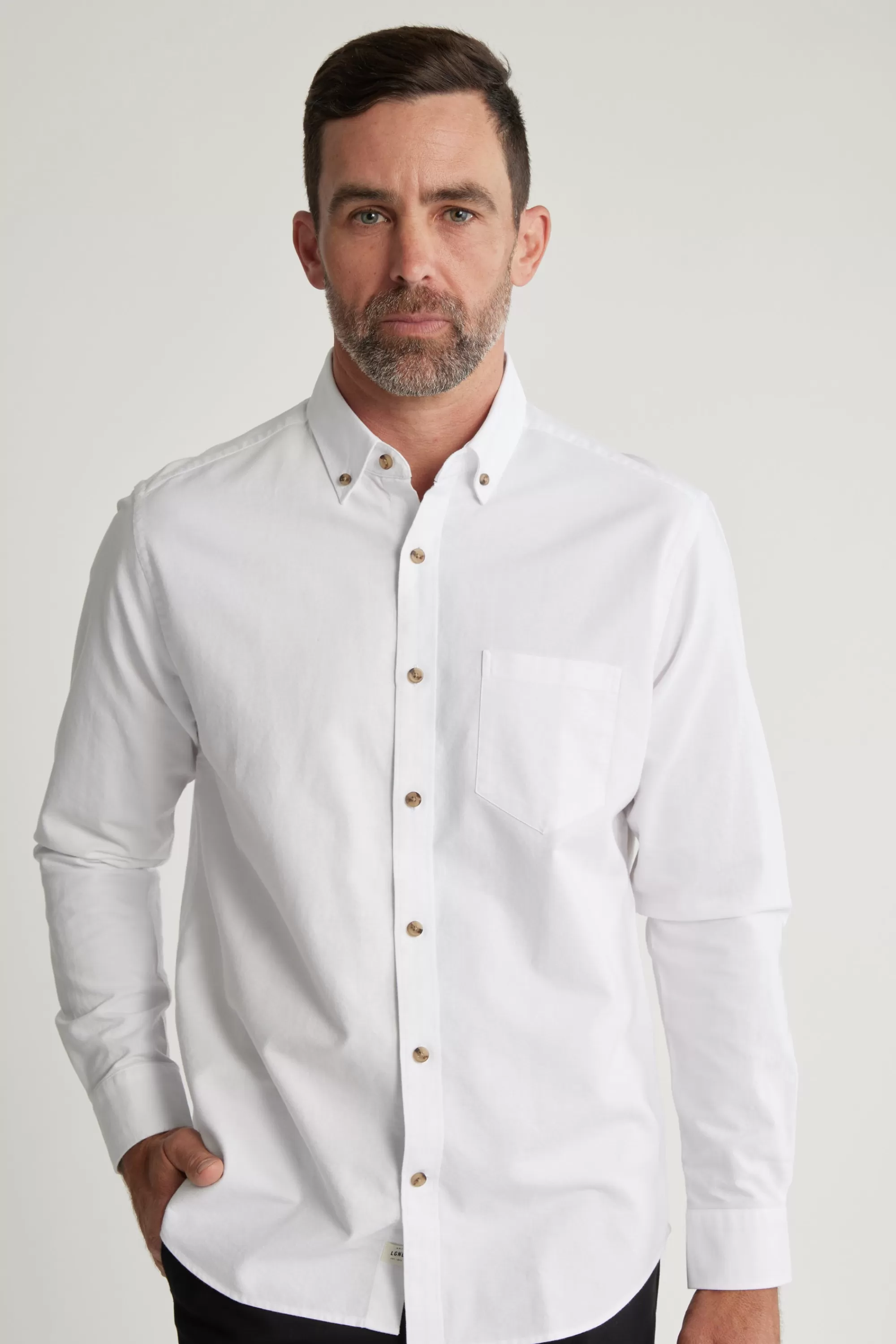 Barkers Classic Fit Shirts | Classic Fit Shirts^Thatcher Oxford Shirt Classic Fit WHITE