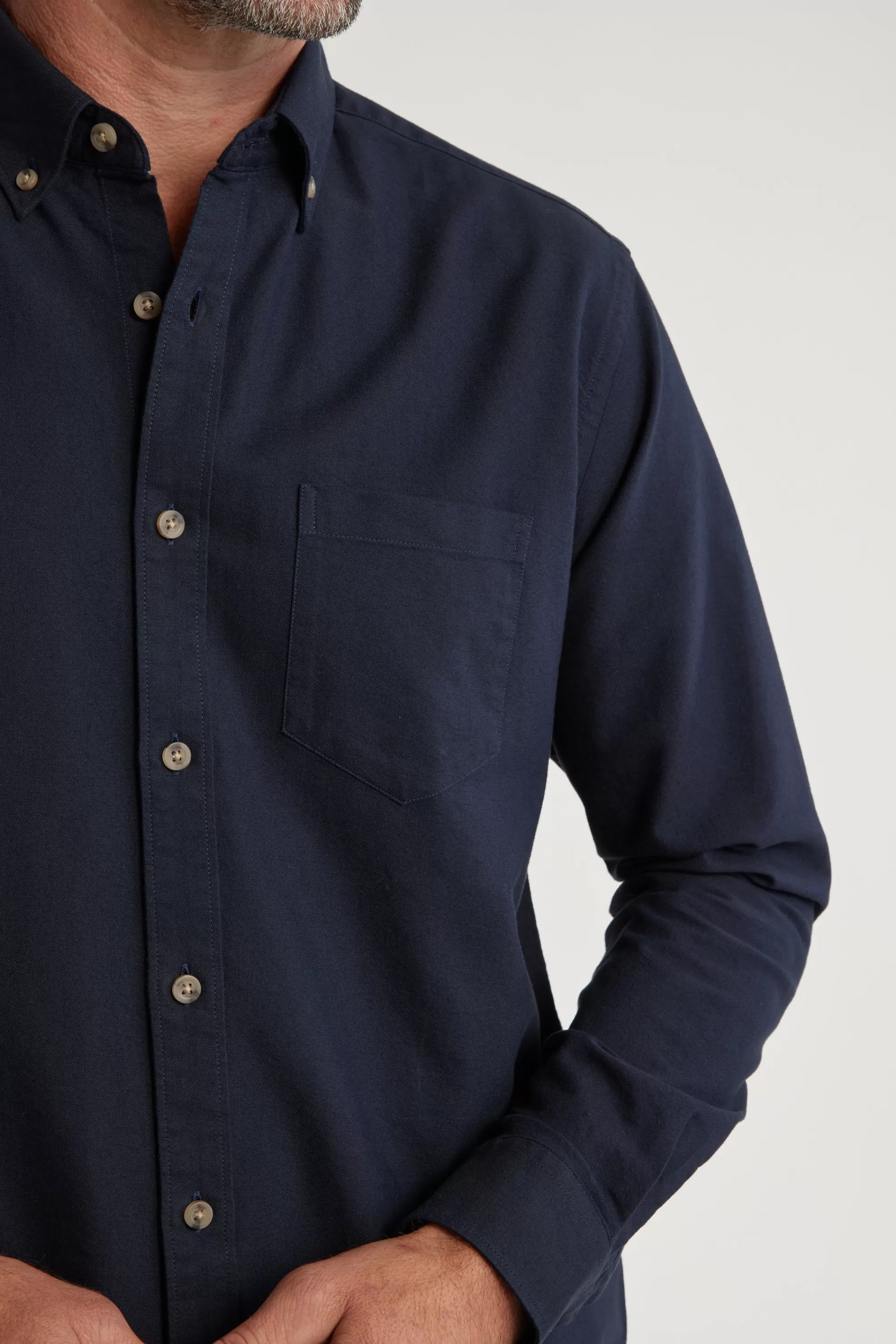 Barkers Classic Fit Shirts | Classic Fit Shirts^Thatcher Oxford Shirt Classic Fit DARK NAVY