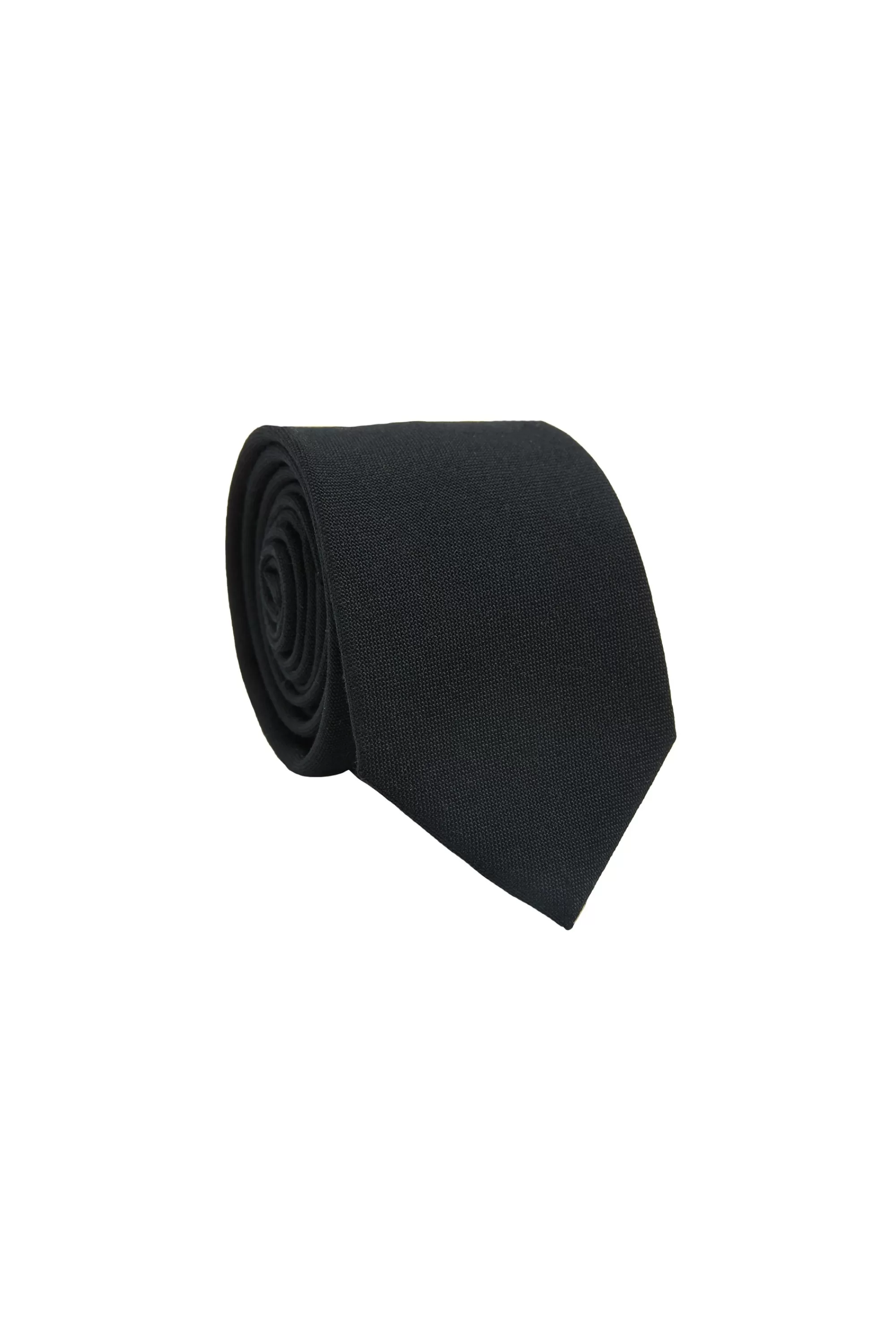 Barkers Ties & Bow Ties^The Woollen Tie BLACK