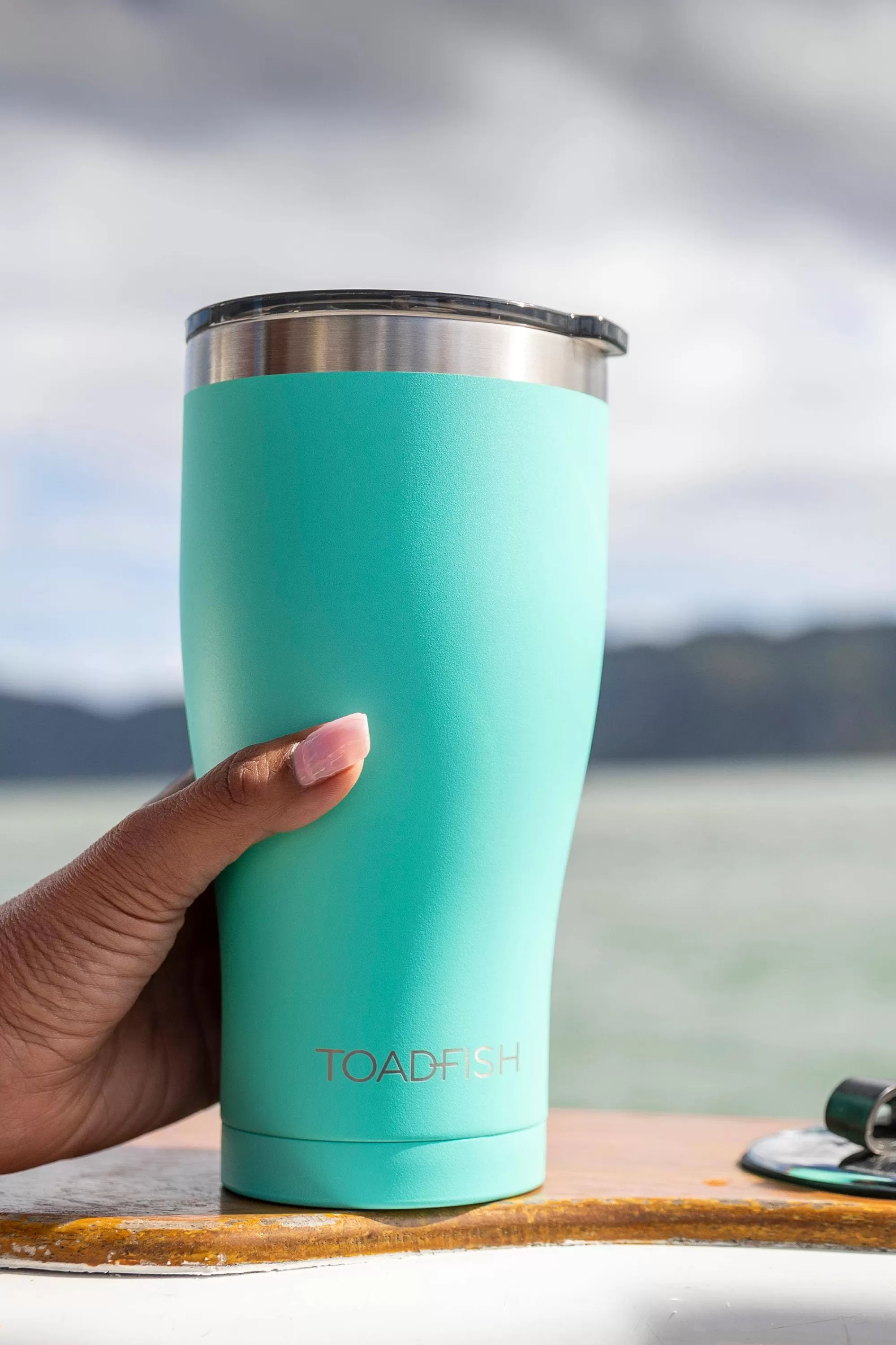 Barkers Drink Bottles & Flasks^Toadfish Coffee Tumbler TEAL