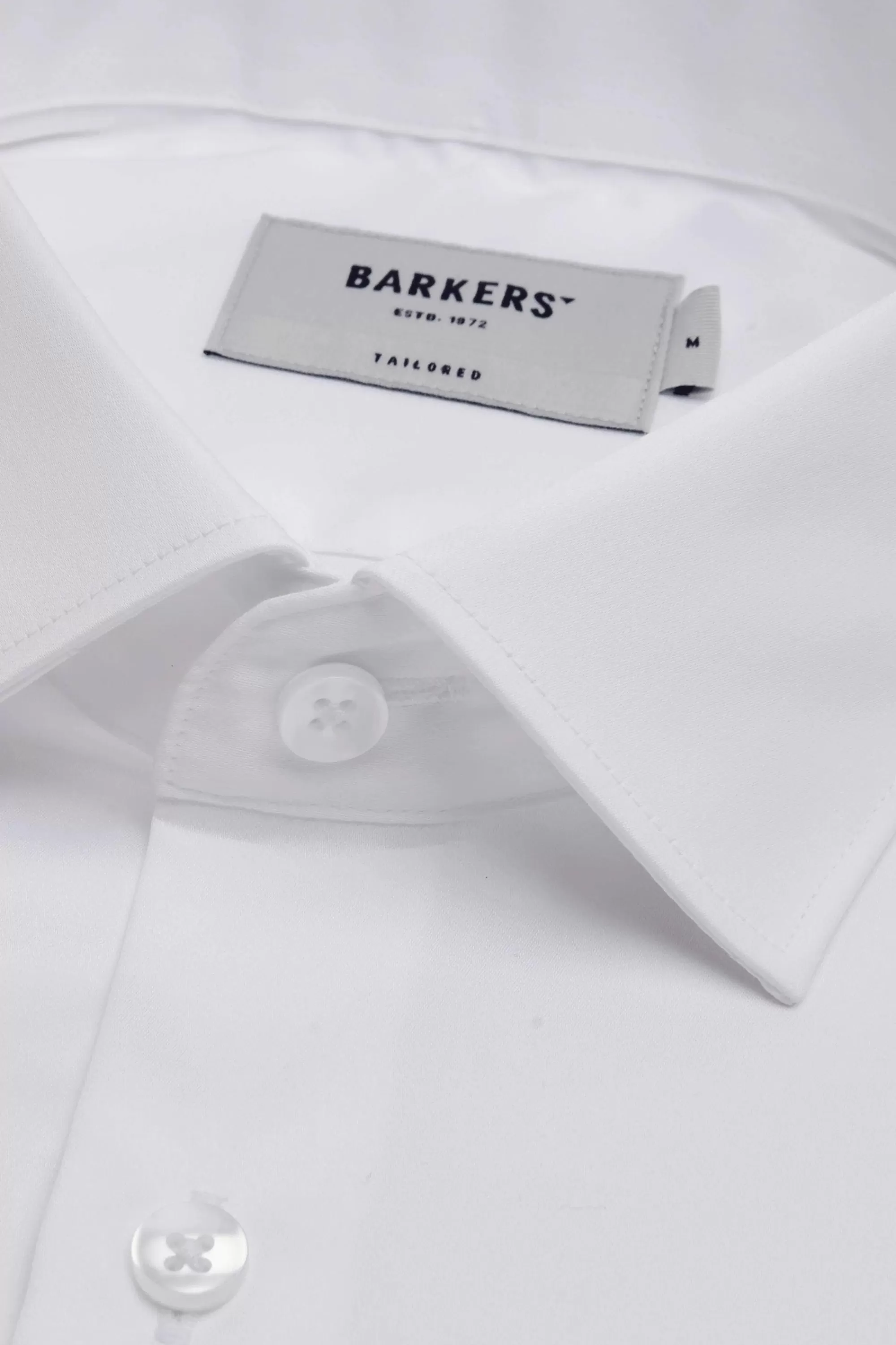 Barkers Eco Easy Care Shirts | Tailored Fit Shirts^Tribeca Regular Cuff Shirt WHITE