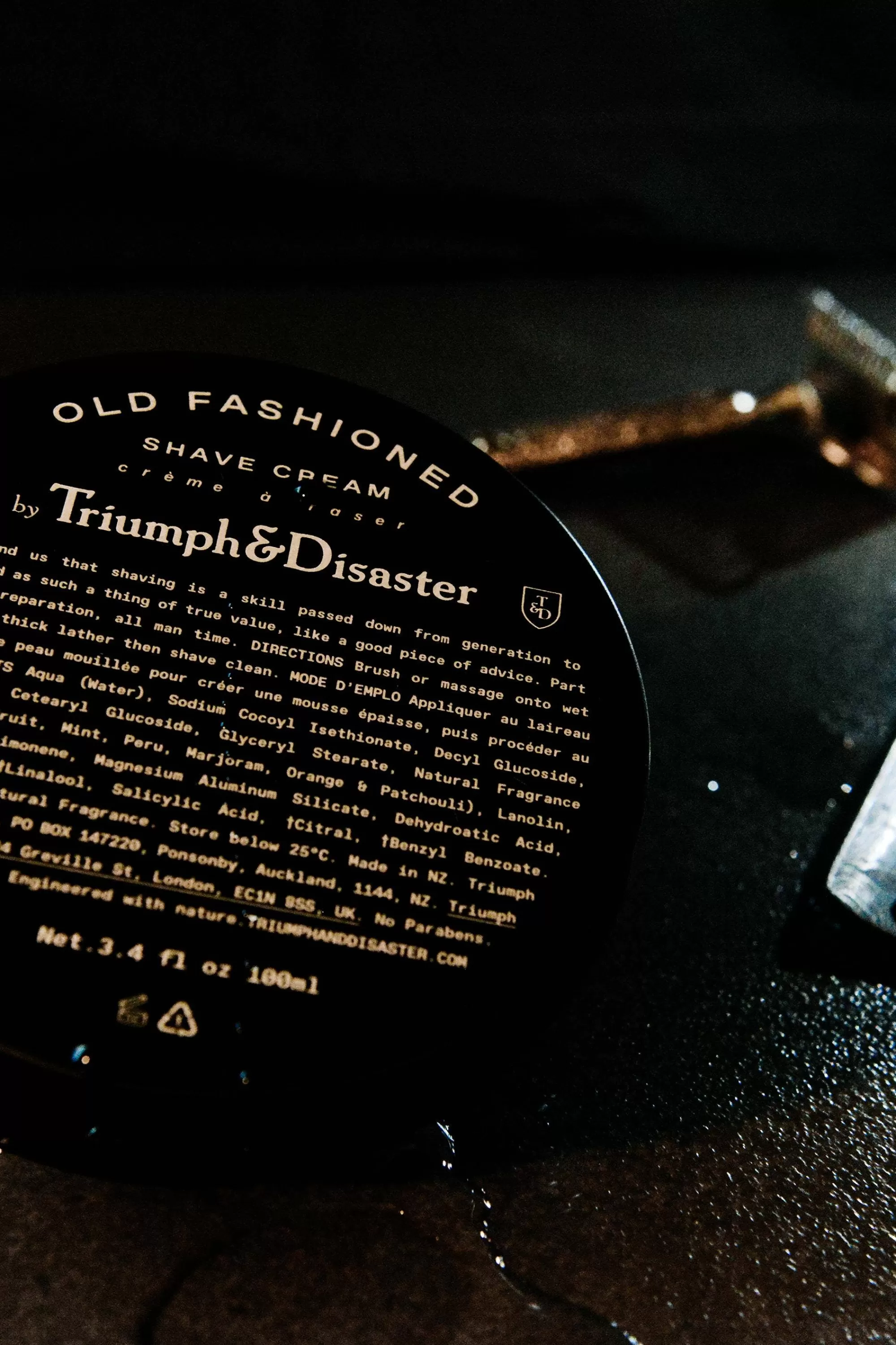 Barkers Grooming^Triumph & Disaster Old Fashioned Shave Cream Jar