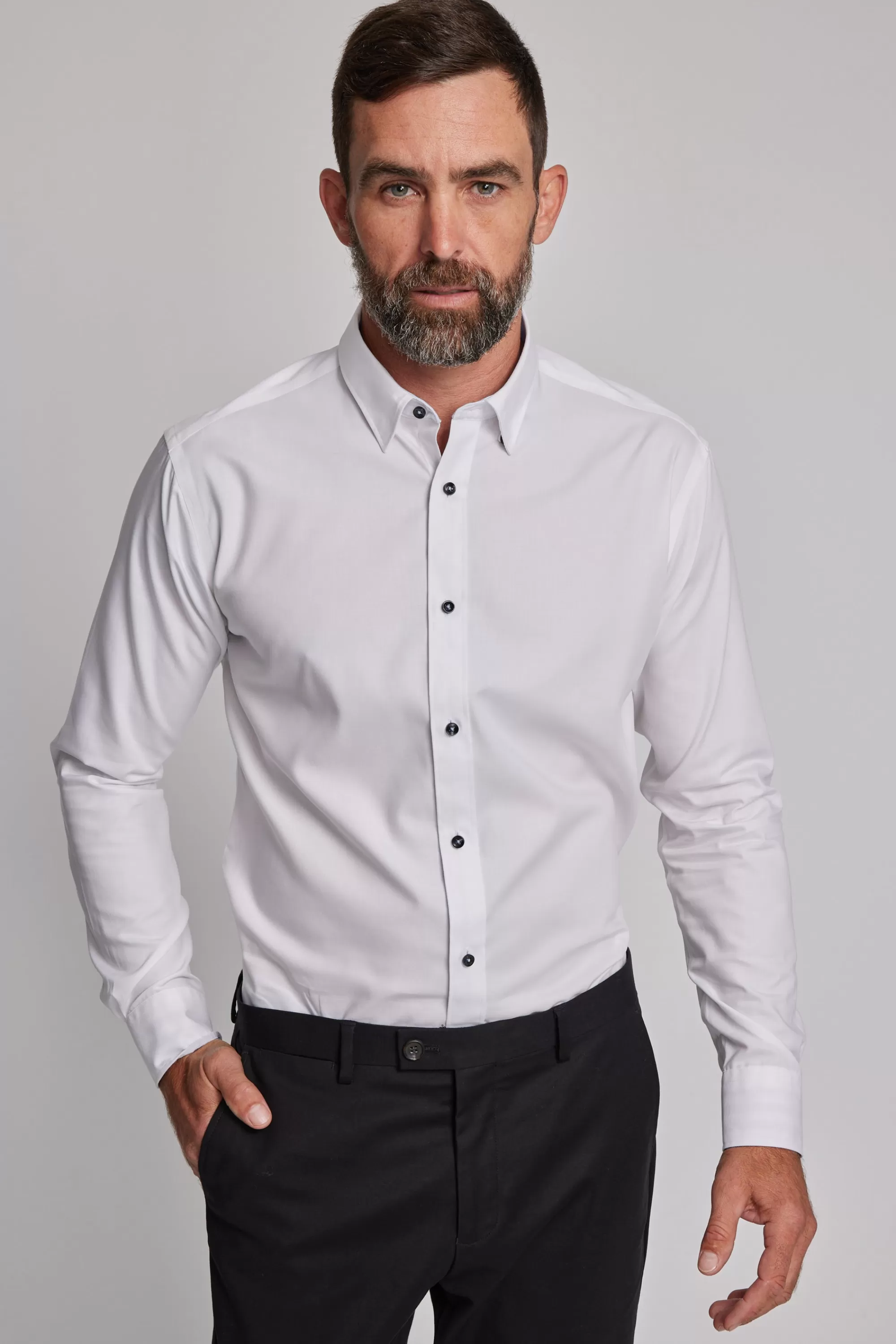 Barkers Tailored Fit Shirts | Tailored Fit Shirts^Verona Shirt WHITE