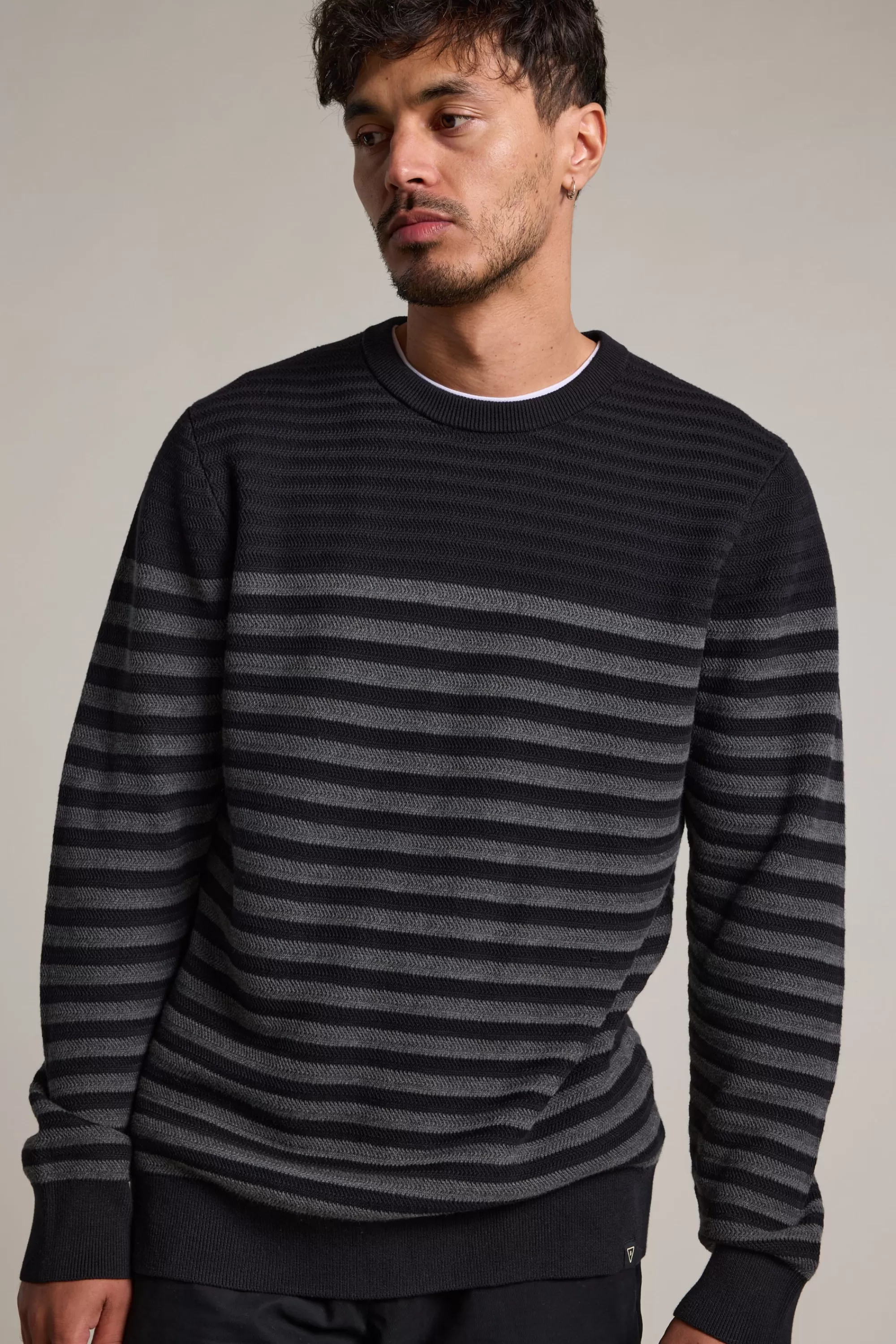 Barkers Cotton Knitwear^Wesley Cotton Stripe Crew